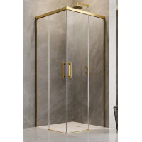 Душові двері RADAWAY Idea Gold KDD 900x900x2005 золото/прозоре скло 387060-09-01R+387060-09-01L