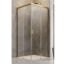 Душові двері RADAWAY Idea Gold KDD 900x900x2005 золото/прозоре скло 387060-09-01..