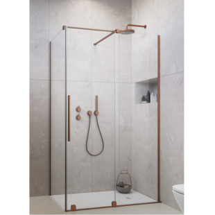 Душова кабіна Radaway Furo Brushed Copper KDJ 120Rx90 (10104622-93-01R+10110580-01-01+10113090-01-01)