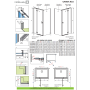 Душова кабіна RADAWAY Garda Chrome KDJ 120x70x195 10700120-01-01R+1070070-01-01