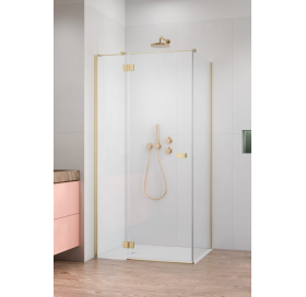 Душова кабіна RADAWAY Garda Brushed Gold KDJ 120x70x195 10700120-99-01L+1070070-01-01