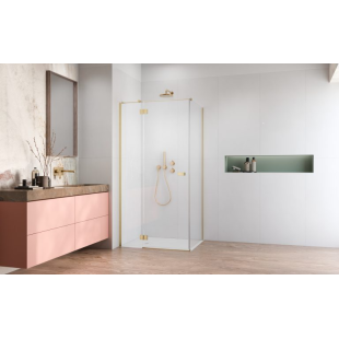 Душова кабіна RADAWAY Garda Brushed Gold KDJ 120x70x195 10700120-99-01L+1070070-01-01
