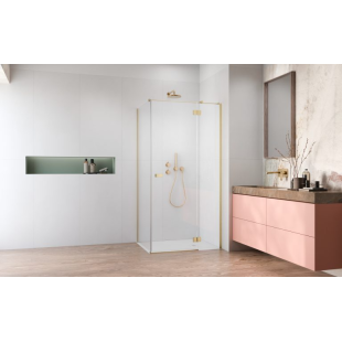 Душова кабіна RADAWAY Garda Brushed Gold KDJ 120x70x195 10700120-99-01R+1070070-01-01