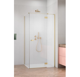 Душова кабіна RADAWAY Garda Brushed Gold KDJ 120x70x195 10700120-99-01R+1070070-01-01