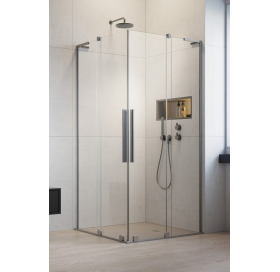 Душевая кабина квадратная Radaway Furo SL Brushed Nickel KDD Transparent 90x90x2..