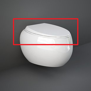 Сиденье для унитаза RAK Ceramics Cloud CLOSC3901WH SLIM Soft Close, Quick Release