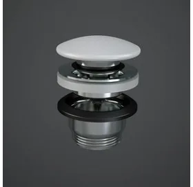 Донний клапан Rac Ceramics Click-Clack Feeling DUO000500A білий матовий