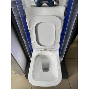 Інсталяція GEBERIT Duofix (458.103.00.1) з підвісним унітазом Rosa Praha rimless. (2628е)
