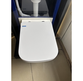 Сидіння для унітазу Rosa Praha матеріалу Duroplast, Soft Close R-2628E