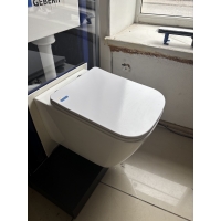 Сидіння для унітазу Rosa Praha матеріалу Duroplast, Soft Close R-2628E