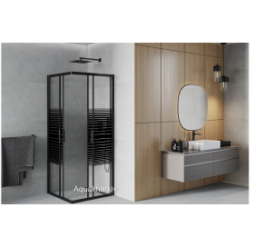 Душевая кабина Rozzy Jenori Velum 90x90, стекло прозрачное 4 мм 90BRZ082Linia