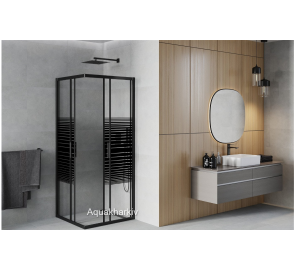 Душова кабіна Rozzy Jenori Velum 90x90, скло прозоре 4 мм 90BRZ082Linia