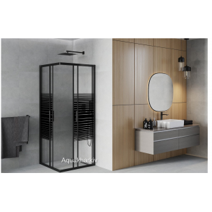 Душевая кабина Rozzy Jenori Velum 90x90, стекло прозрачное 4 мм 90BRZ082Linia