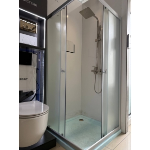 Душова кабіна Rozzy Jenori Velum 90x90, скло прозоре 4 мм 90RZ082