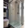 Душевая кабина Rozzy Jenori Velum 80x80, стекло матовое 4 мм 80RZ082