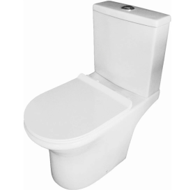 Унитаз безободковый RJ Feel Компакт, с сиденьем RJCE13003