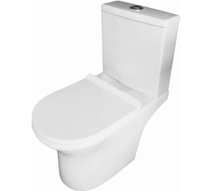 Унитаз безободковый RJ Feel Компакт, с сиденьем RJCE13003