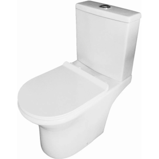 Унітаз безободковий RJ Feel Компакт, з сидінням RJCE13003