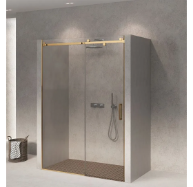 Душевые двери Studio Glass STENLI Gold 200x130 см