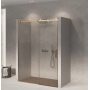 Душевые двери Studio Glass STENLI Gold 200x130 см