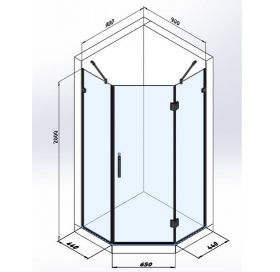 Душевая кабина Studio Glass VICTORIA-90x90, white