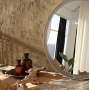 Зеркало StudioGlass YAMATO Iron Mirror 70x70 см круглое в металлической раме с LED-подсветкой, (Золотой)
