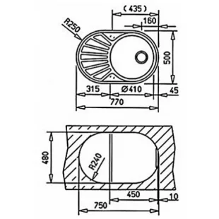 Кухонна мийка Teka DR 77 1B 1D 40127301