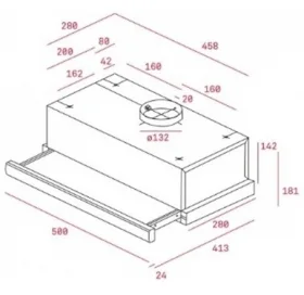 Вытяжка кухонная Teka TL1 52 40474400