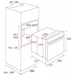 Электрический духовой шкаф Teka HRB 6100 VN 111010008