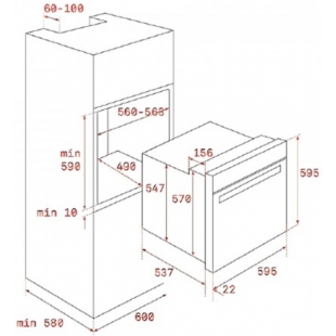 Электрический духовой шкаф Teka HRB 6100 VNS 111010009