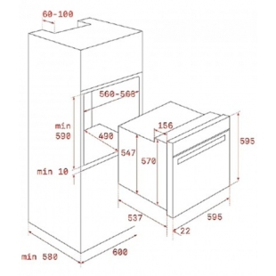 Электрический духовой шкаф Teka HRB 6400 ATS 111010015