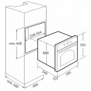 Электрический духовой шкаф Teka HR 650 41562114