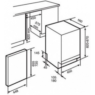 Посудомоечная машина встраиваемая Teka DW 8 41 FI 40782145