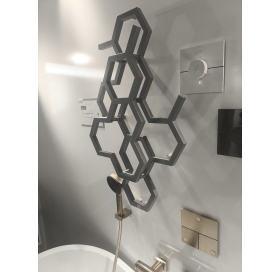 Полотенцесушитель Terma HEX 821х486 Ral diamond silver ZX WGH2X082048KDISZX