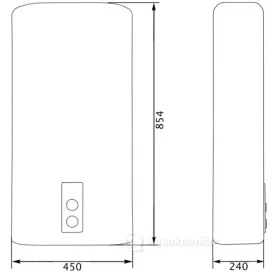 Водонагреватель плоский Thermo Alliance 50 л DT50V20G(PD) (DT50V20GPD)