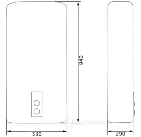Водонагреватель плоский Thermo Alliance 80 л DT80V20G(PD)-D (DT80V20GPDD)