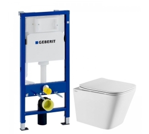 Інсталяція GEBERIT Duofix (458.103.00.1) з підвісним унітазом VENTA RETAN Tornado 3.0 (94363)