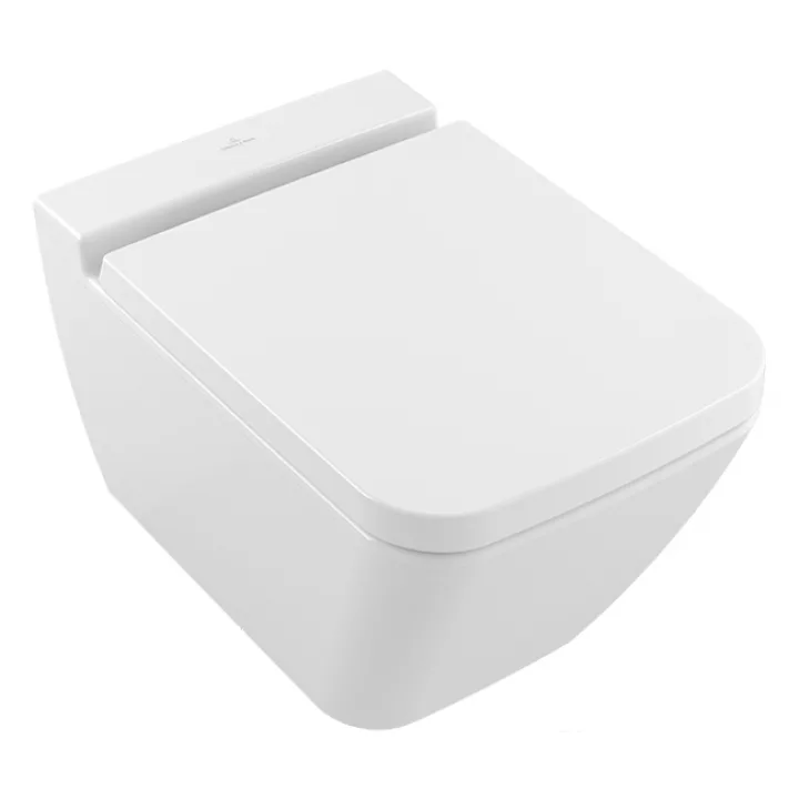 Унитаз подвесной безободковый Villeroy & Boch Finion с покрытием Ceramic Plus 4664R0R1 + Сиденье