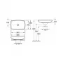 Умывальник VILLEROY & BOCH LOOP & FRIENDS 58х38 см 51540001