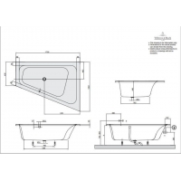 Ванна VILLEROY&BOCH LOOP & FRIENDS 175*135см правая UBA175LFS9R V-01