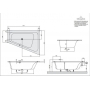 Ванна VILLEROY&BOCH LOOP & FRIENDS 175*135см правая UBA175LFS9R V-01