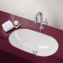 Умывальник овальный врезной под столешницу Villeroy & Boch O.Novo 58х37 см, белый альпийский (41625001) (Небольшое повреждение)