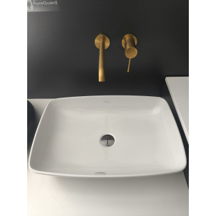 Умывальник на столешницу Villeroy & Boch Artis 58х38 см Titan Ceram (41725801) (Сантехнический недолив)