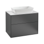 Умывальник на столешницу Villeroy & Boch Artis 58х38 см Titan Ceram (41725801) (Сантехнический недолив)