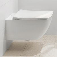 Унітаз підвісний з кришкою Villeroy&Boch Venticello DirectFlush 37,5 x 56 см, білий (4611R001_8M22S101)