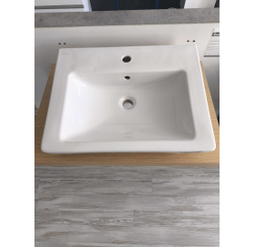 Умывальник подвесной Villeroy&Boch Subway 2.0, 60х47 см белый (71136001) (Небольшая царапина)