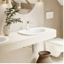 Умивальник овальний врізний в стільницю VILLEROY & BOCH O.NOVO 56х40 см (41615601) UM (Сентехнічний недолив)