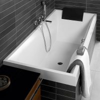 Ванна прямоугольная VILLEROY&BOCH SQUARO 170*75см, в комплекте с ножками, UBQ170SQR2V-01