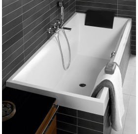 Ванна прямоугольная VILLEROY&BOCH SQUARO 170*75см, в комплекте с ножками, UBQ170SQR2V-01