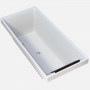 Ванна прямоугольная VILLEROY&BOCH SQUARO 170*75см, в комплекте с ножками, UBQ170SQR2V-01